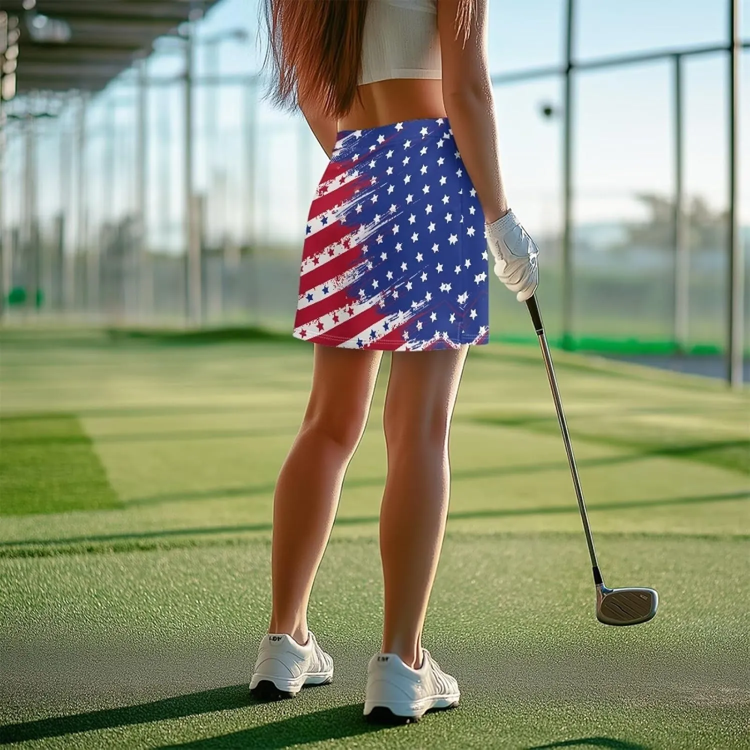 Women's Active Skort Lightweight Skirt for Running Tennis Golf