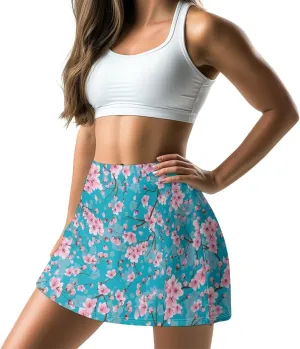 Women's Active Skort Lightweight Skirt for Running Tennis Golf