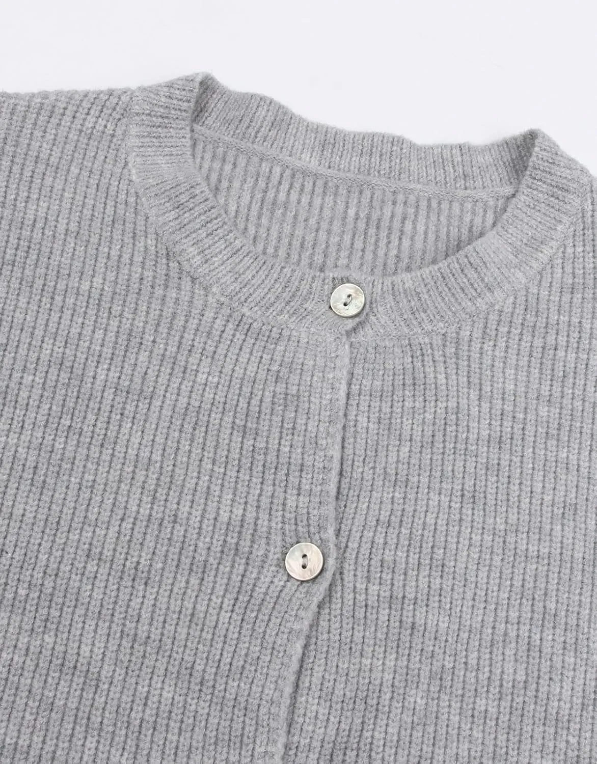 Women's Button Down Y2k Tops Cropped Cardigan Short Sleeve Lightweight Sweater top
