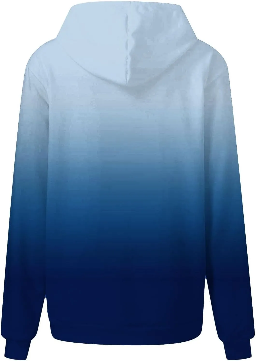 Womens Fall Fashion 2024 Trendy Oversized Hoodie Sweatshirts Gradient Color Casual Drawstring Hoodies