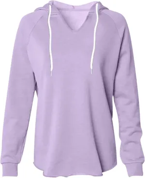 Women's V Neck Hoodies Solid Color Fleece Long Sleeve Pullover Tops Lightweight Drawstring Hooded Sweatshirt Clothes