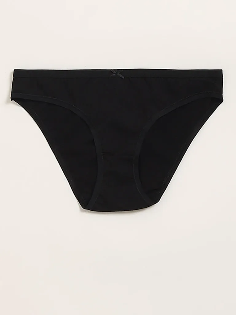 Wunderlove Light Taupe Cotton-Blend Briefs - Pack of 3