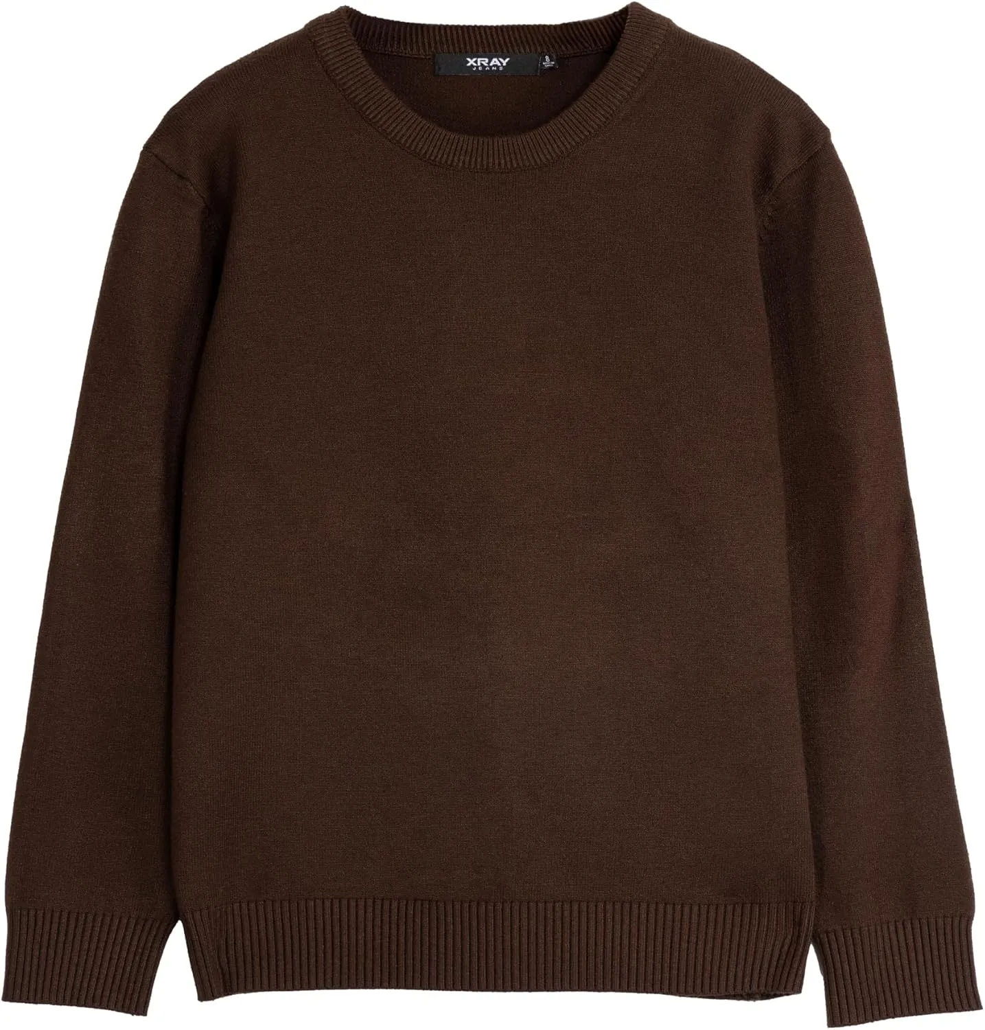 X RAY Boys Crewneck Sweater (XS - XXL), School Uniform Big Boys' & Little Kids Youth Crew Neck Long Sleeve Pullover