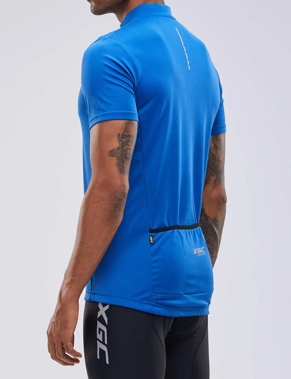 XGC Men's Short/Long Sleeve Cycling Jersey Bike Jerseys Cycle Biking Shirt with Quick Dry Breathable Fabric