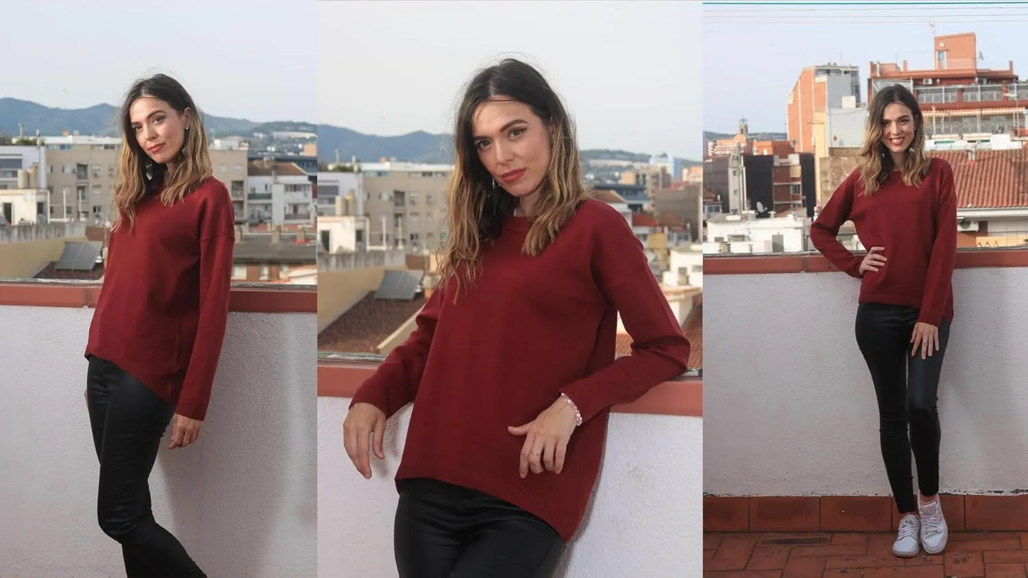 Zeagoo Sweaters for Women Fall Outfits Trendy 2024 Long Sleeve Crew Neck Knit Pullover Sweater Tops